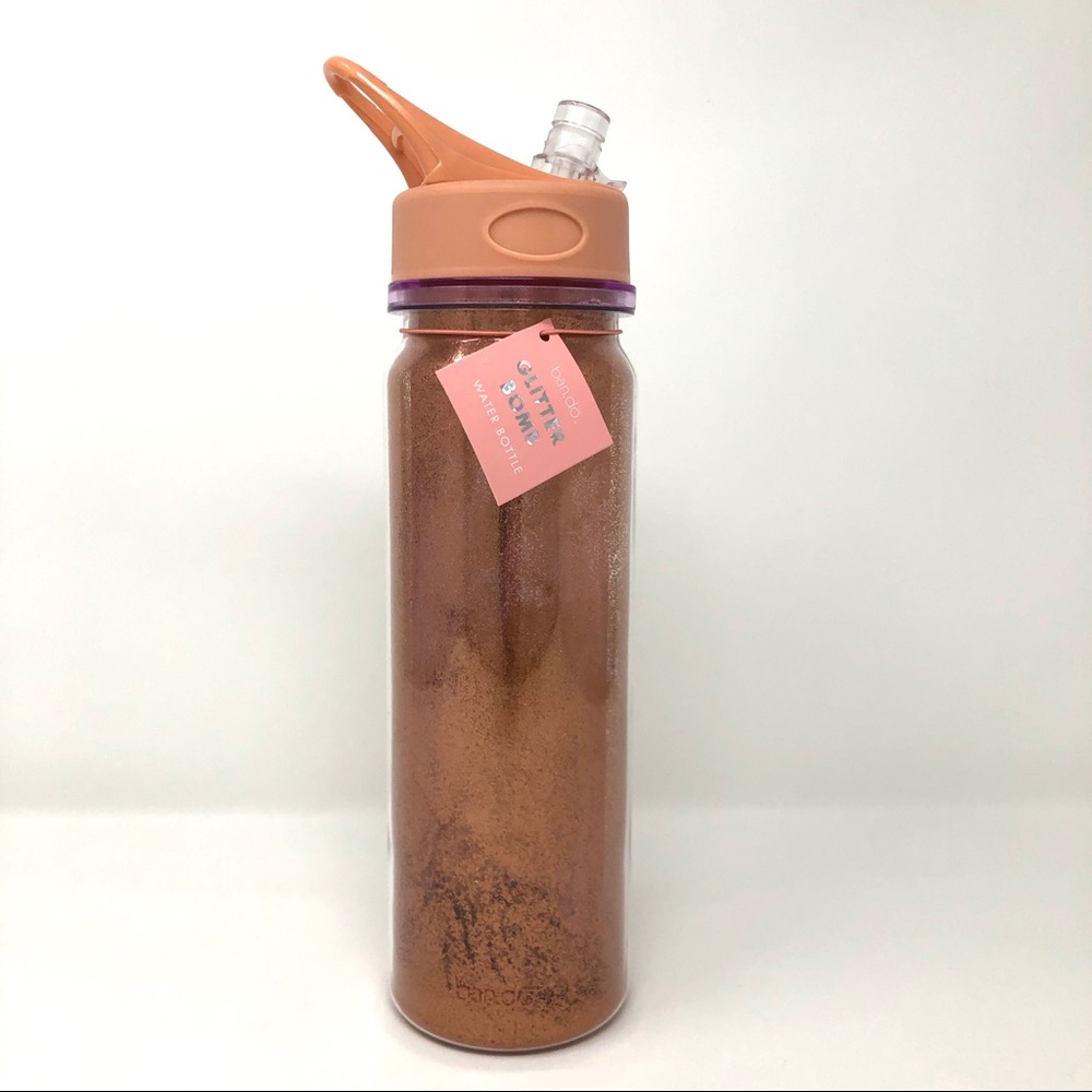 ban.do Women's Glitter Bomb Water Bottle Apricot